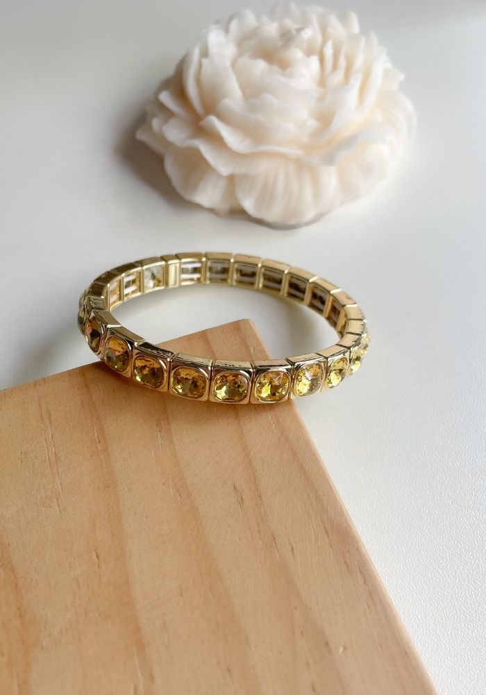 Brazalete Cristales Ajustable