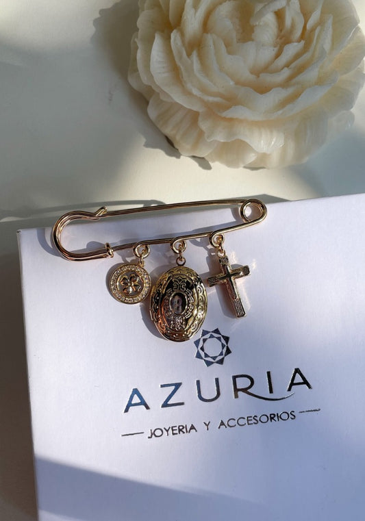 Broche Dorado Suerte