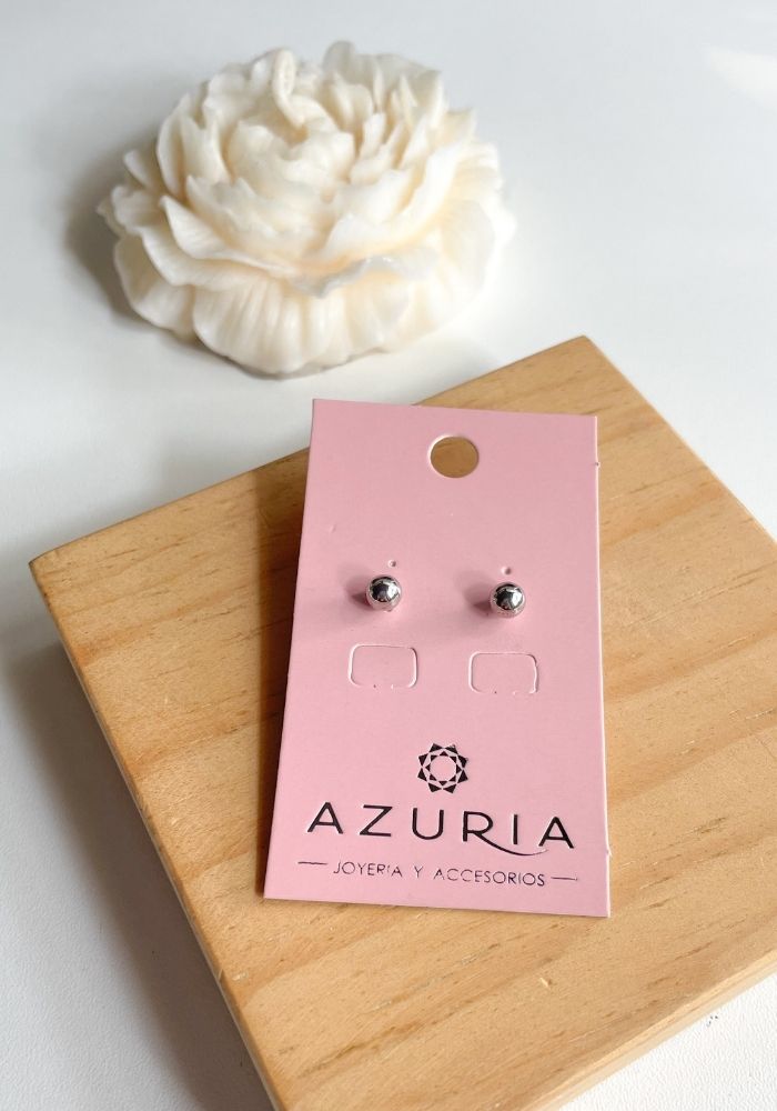 Aretes Tipo Broquel