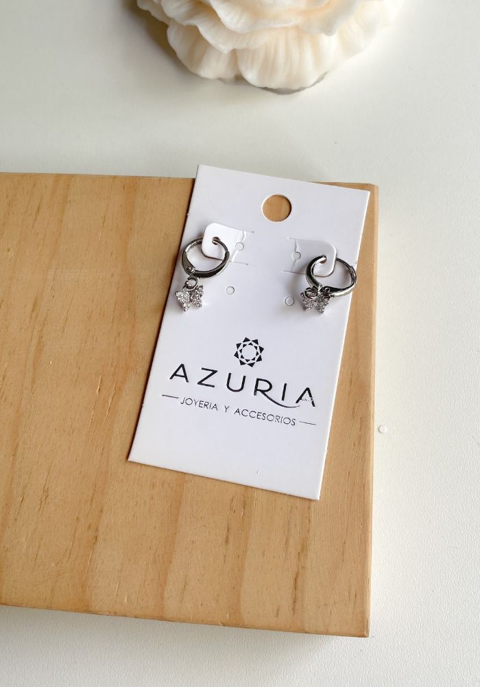 Arete Arracada Plateado