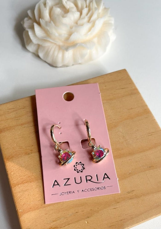 Aretes Huggie Planetas