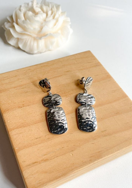 Aretes Colgantes Plata