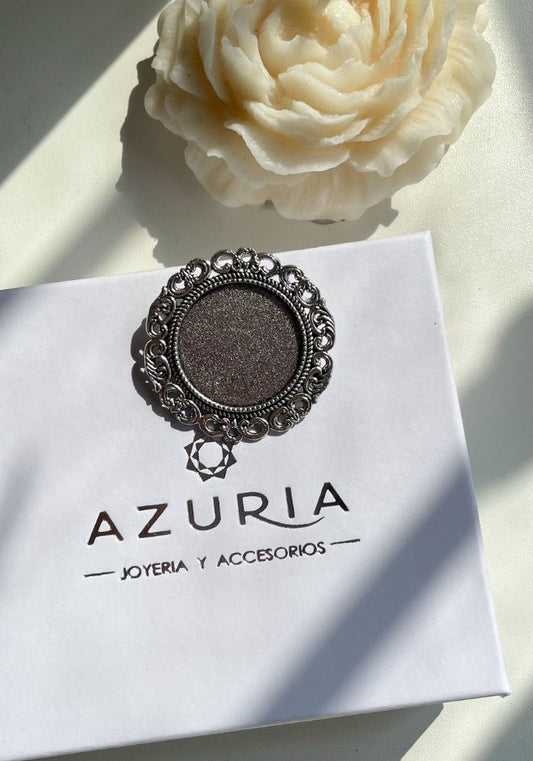 Broche Plateado Vintage