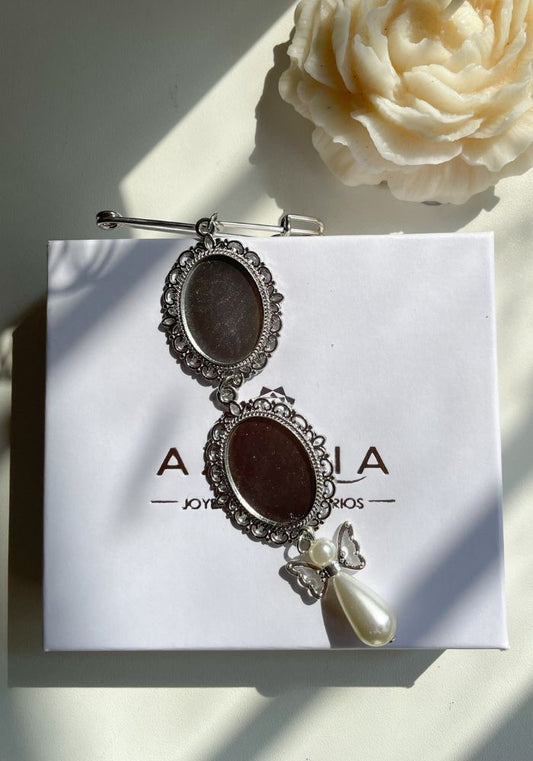 Broche Ángel Perla