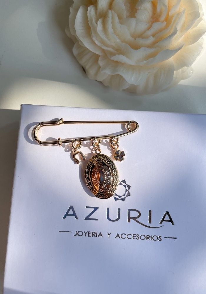 Broche Dorado Lucky