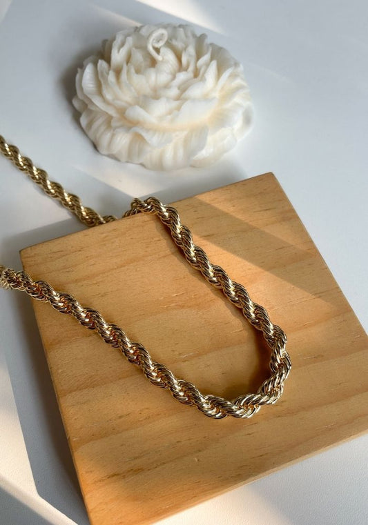 Cadena Torzal Dorada