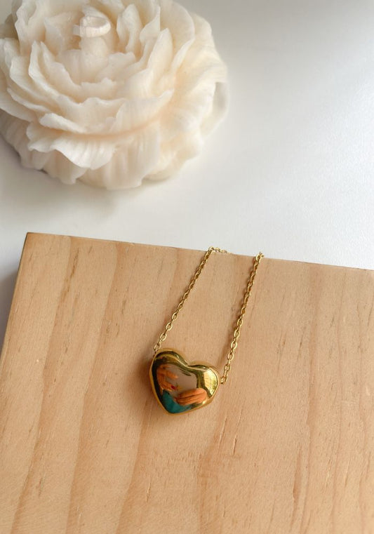 Collar Corazón Chunky
