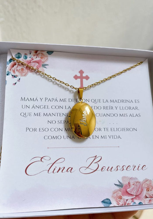 Collar Madrina Grabado